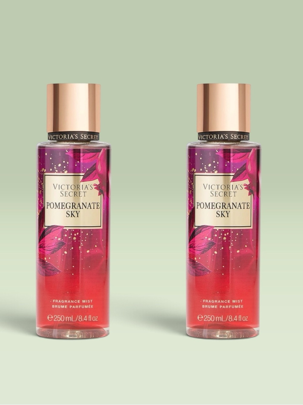 Victoria's Secret POMEGRANATE SKY Fragrance Mist ~ 8.4 fl.oz. ( Lot of 2 )